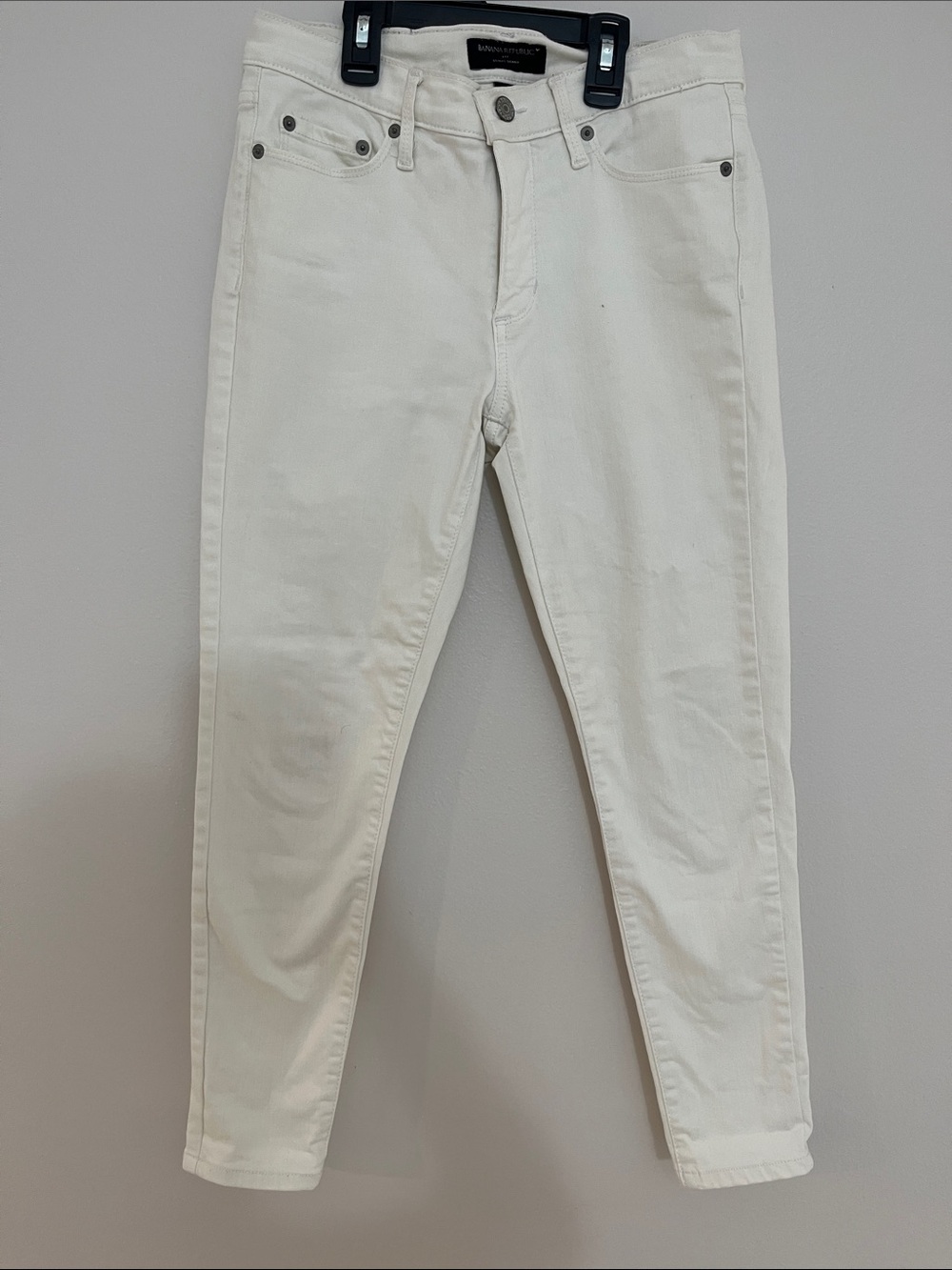 Banana Republic White Skinny Jeans